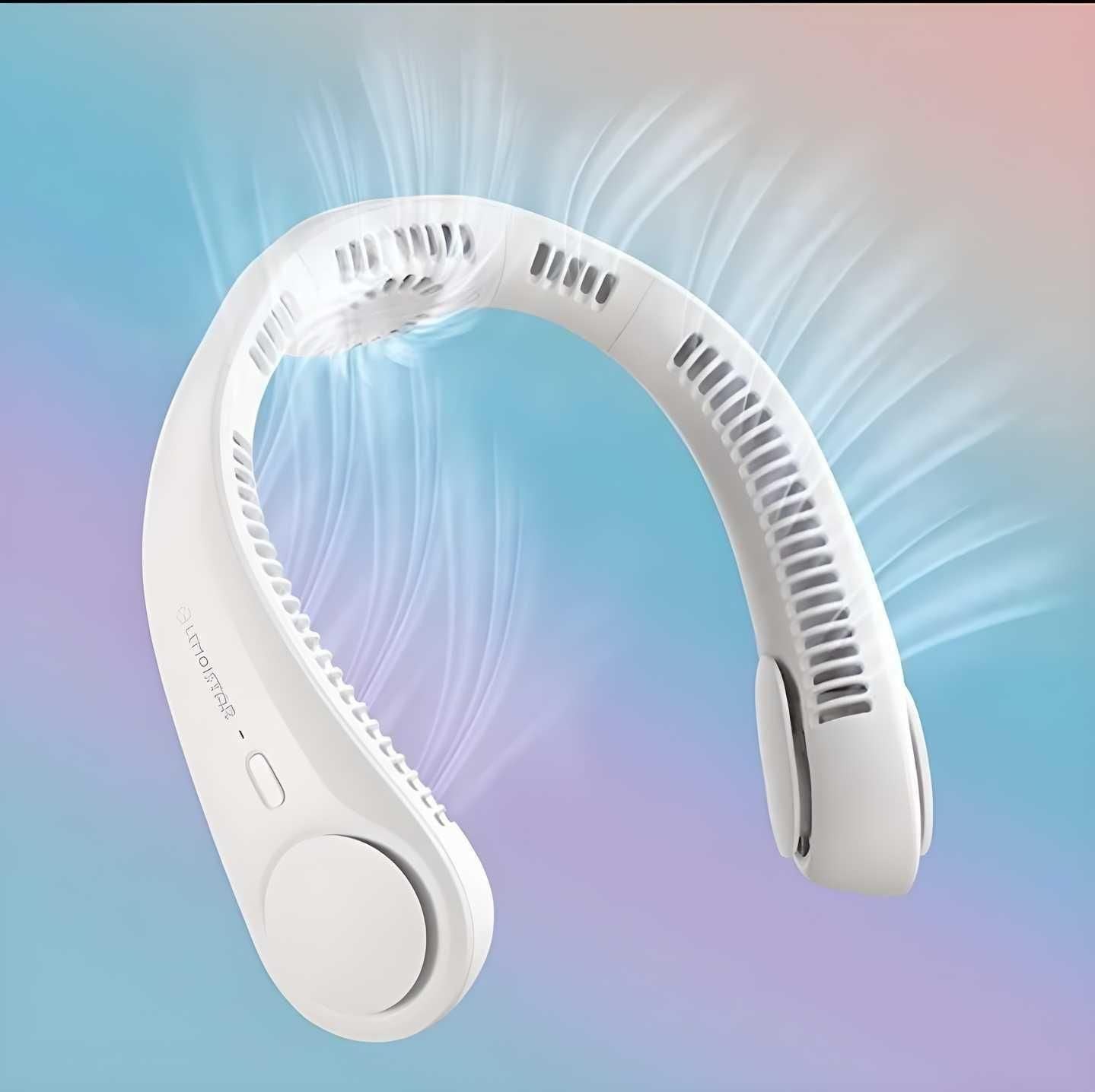 Portable Bladeless Neck Fan (Rechargeable & Hands-Free)