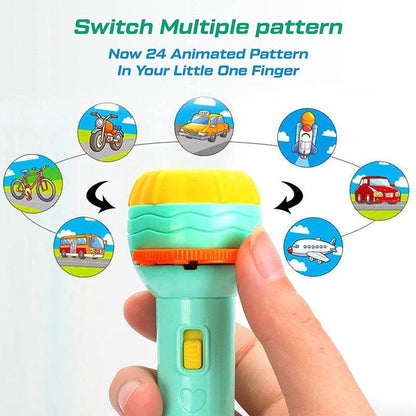 Educational Slide Projector Torch – Fun & Learning Toy for Kids