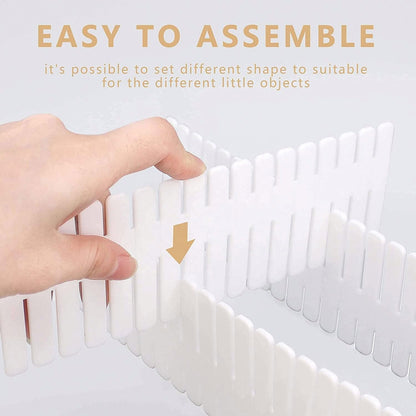 8-Piece Adjustable Drawer Organizer